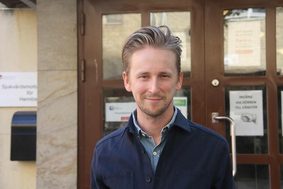 Rickard Salzmann från Stadsmissionen.