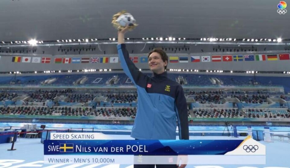 Dubbla OS-guldmedaljören Nils van der Poel. Foto: Discovery+