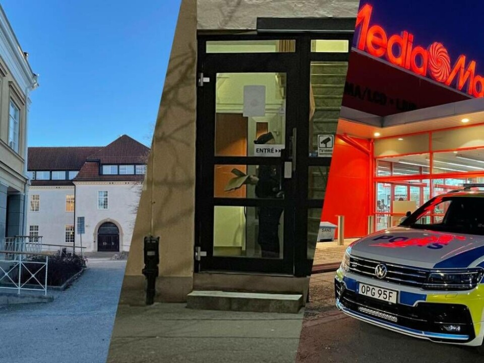 INTENSIVT DYGN. Rån mot skolklass, knivdåd och våldsamhet i en butik. Måndagsdygnet var intensivt för polisen i Västerås. Foto: JONAS EDBERG