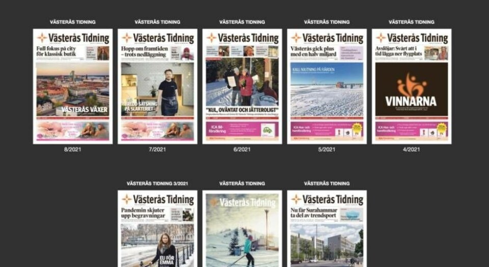 Läs helgens Västerås Tidning som e-tidning