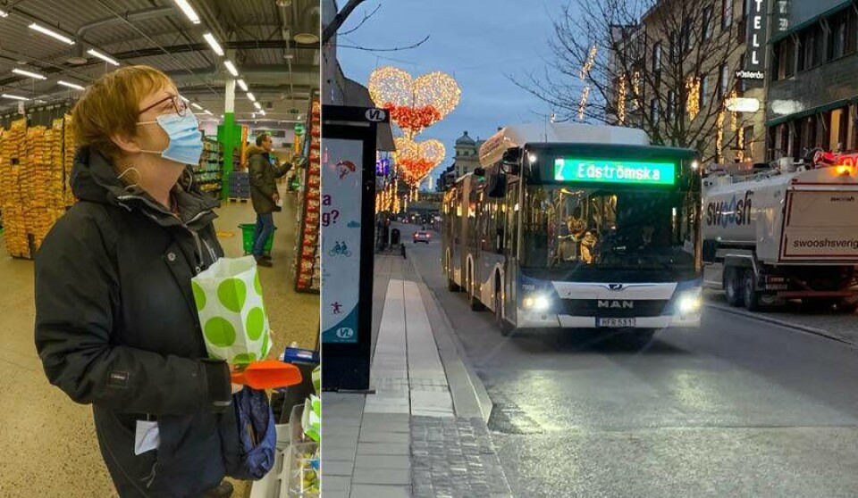 ”Avstå från onödiga resor både inom och utanför regionen. Om du anser att du måste göra en nödvändig resa, res i så fall så smittsäkert som möjligt”, skriver Region Västmanland. Dessutom införs krav på munskydd i butiker. Foto: Mostphotos / Jonas Edberg