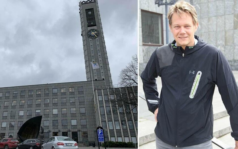 Stabschef. Johan Ahlström arbetar normalt som riskingenjör inom Västerås stad. Under coronakrisen har han fått i uppgift att leda kommunens krisledningsstab. Foto: Helena Andersson