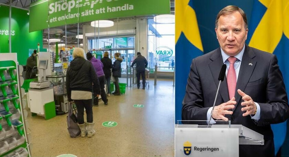Statsminister Stefan Löfven presenterade nya hårdare restriktioner. Foto: Mostphotos / Ninni Andersson/Regeringskansliet