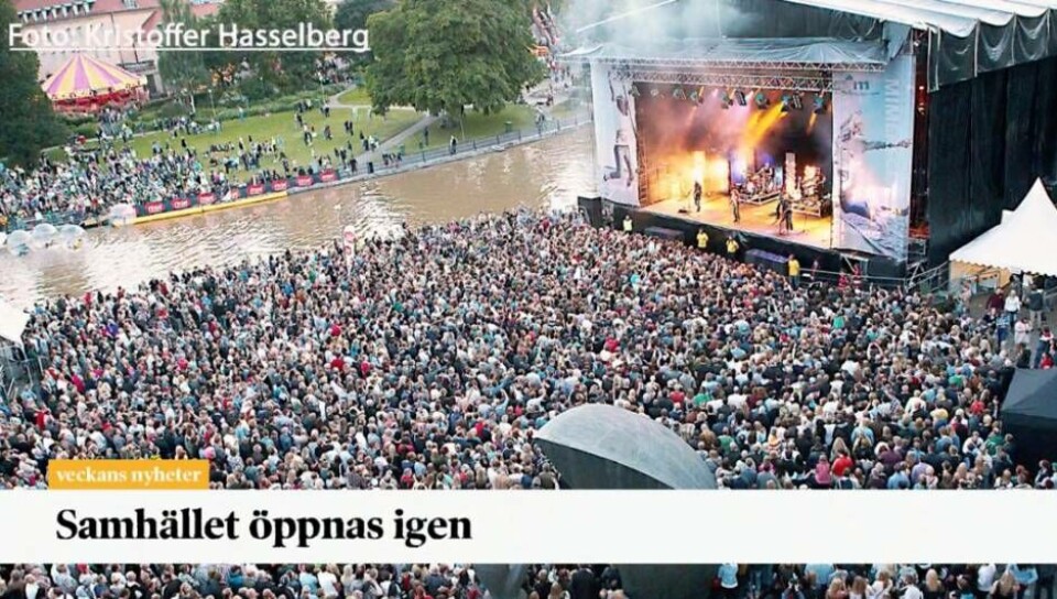Efter regeringens besked i veckan – nu kan samhället öppnas igen! Efter regeringens besked i veckan – nu kan samhället öppnas igen!
