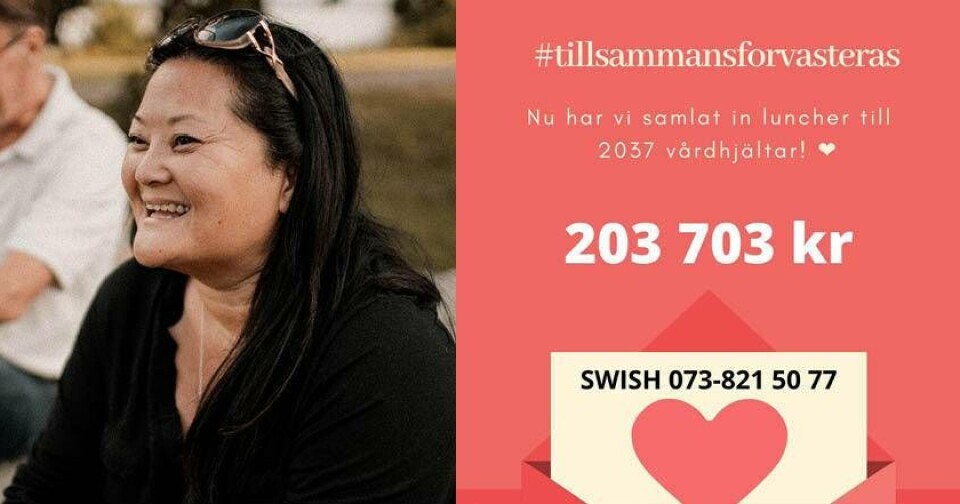 Kim Norman startade Facebookgruppen Tillsammans för Västerås. Foto: Henrik Mill