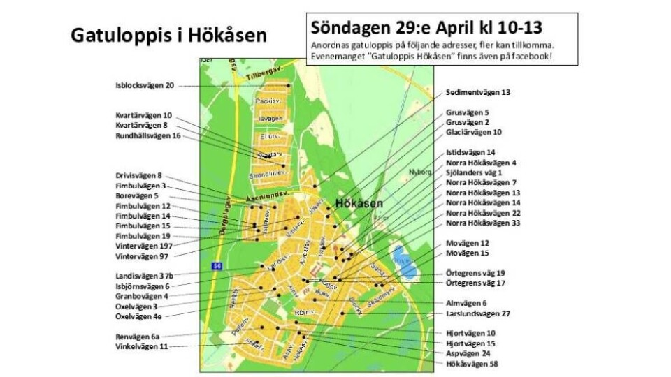 Hela Hökåsen blir en superloppis