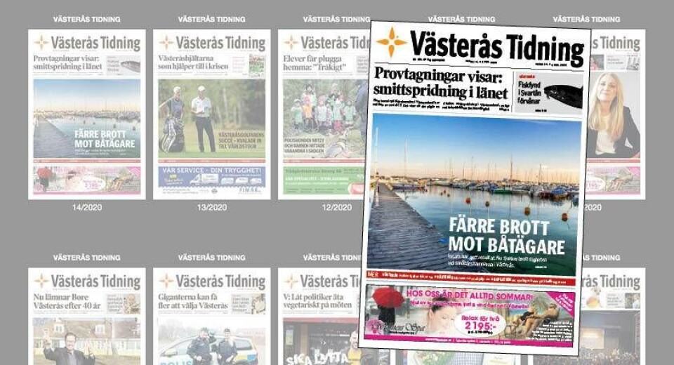 Läs helgens Västerås Tidning som e-tidning