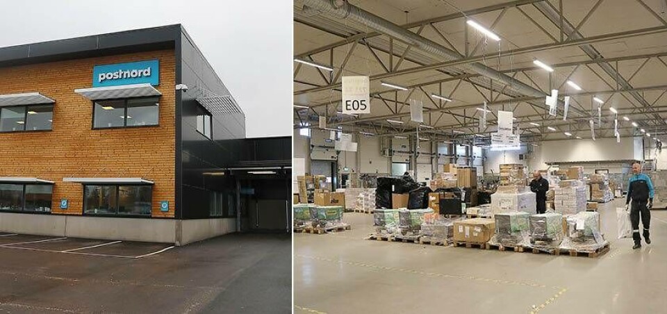 Inne i distributionshubben på Erikslund arbetar cirka 200 personer. Hit kommer brev och paket som som ska levereras ut till kunderna i Västerås. ×1 / 2Visa bildtextBild 1 av 2