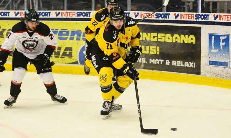 Fredrik Hetta inledde målskytter för VIK i förlustmatchen mot Kumla. Foto: Stefan Lindgren