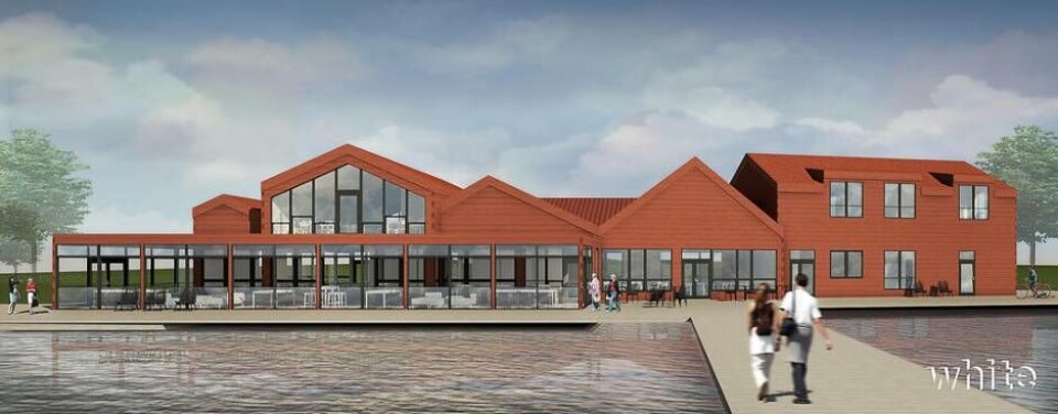 Nya hamnkrogen. Så här kommer nya krogen i hamnen att se ut. Planerna godkändes av byggnadsnämnden under torsdagen. Foto: White arkitekter