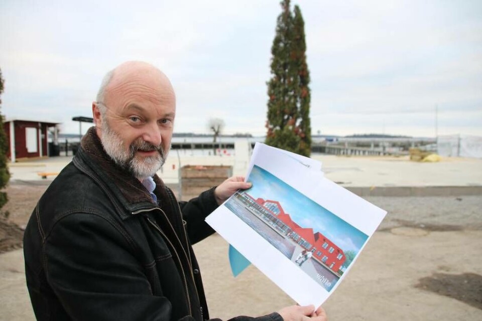 Krögaren. Sven Svensson kommer att driva den nya Hamnkrogen. Foto: Jonas Edberg