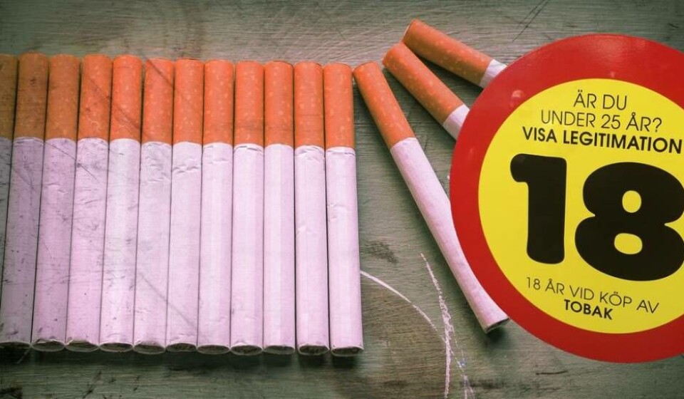 En tredjedel av Västeråsbutikerna kollade inte leg vid cigarettköp