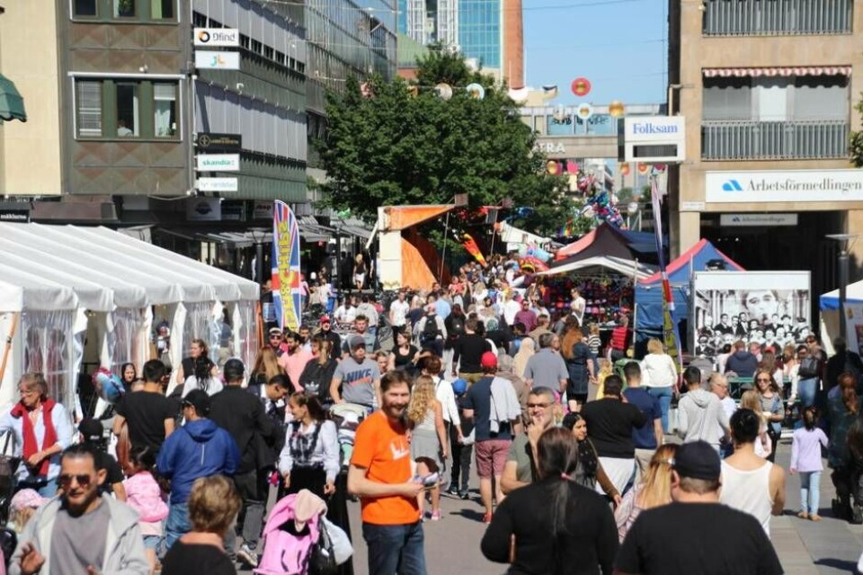 Cityfestivalen: Många bråk och man knivskar ordningsvakt