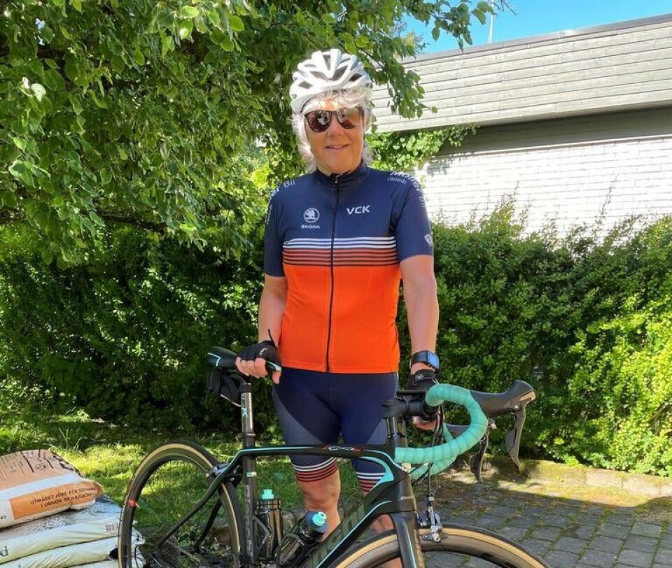 Cykling. Dags för cykelträning inför 2021-års Vätternrunda. Foto: Privat
