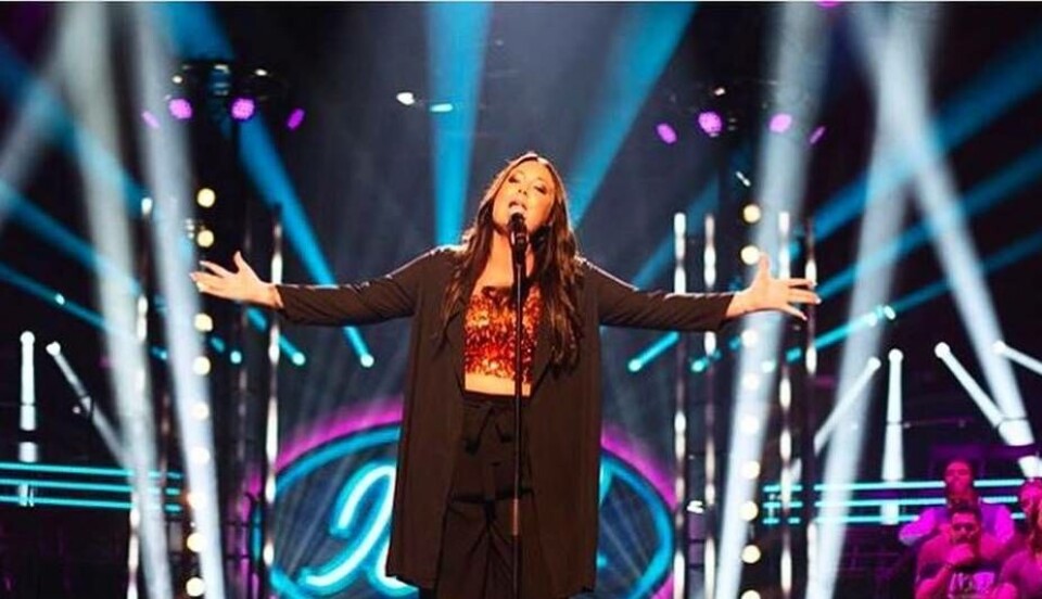 Västeråsaren Olivia Åhs från ett tidigare framträdande i Idol. Foto: TV4