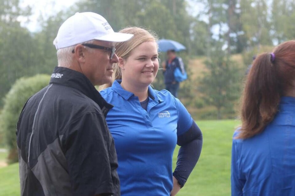 VGK:s klubbchef Josefin Odenring under förra årets Västerås Open. Foto: Jonas Edberg