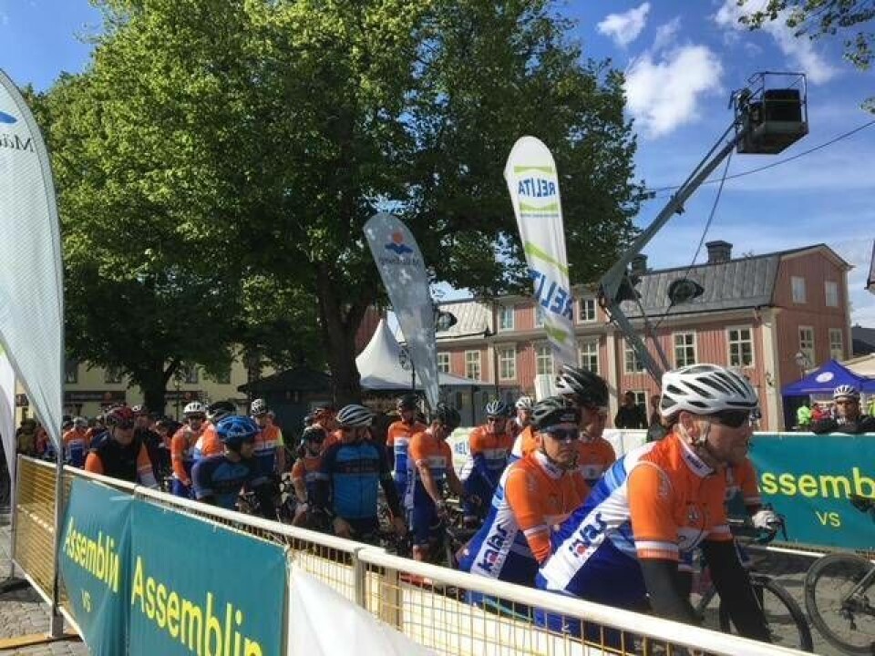 Från starten på Bondtorget från den senaste upplagan av Västeråscykeln 2019. Foto: VCK Från starten på Bondtorget från den senaste upplagan av Västeråscykeln 2019. Foto: VCK