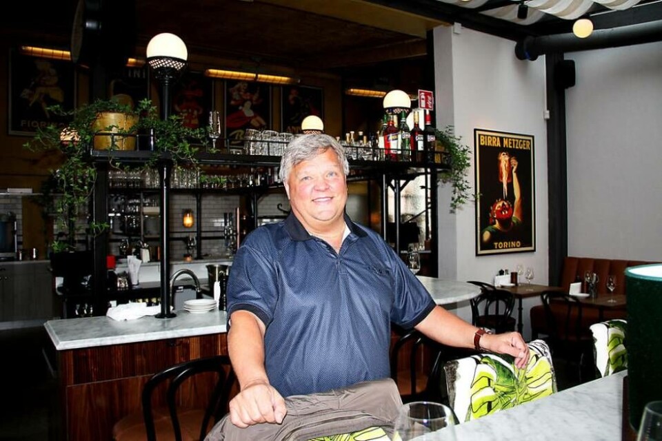 Lars Forslund på plats på senaste tillskottet i Frankgruppen – Madame Josephine. Foto: Sofie Tejre