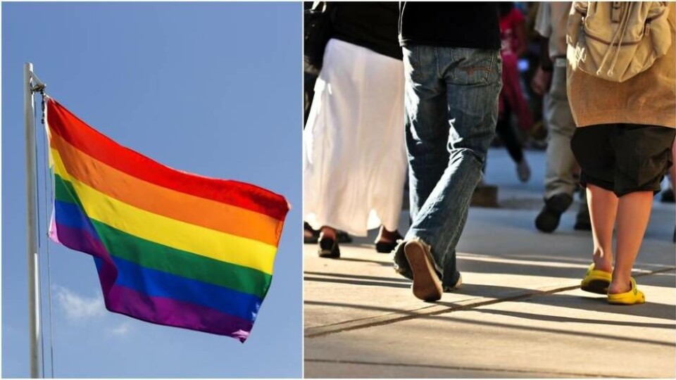 I Surahammar uppmärksammas Pride med en promenad. Foto: Mostphotos