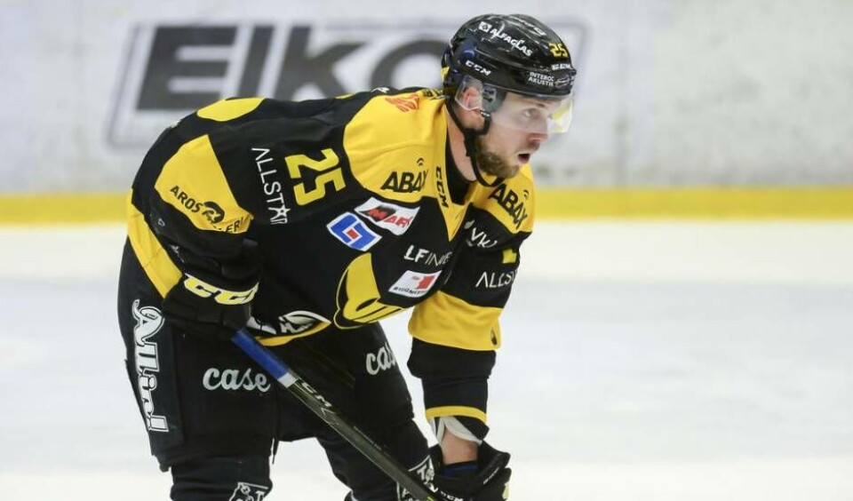 Marcus Bergman blev VIK:s sista målskytt den här säsongen. Foto: STEFAN LINDGREN/Arkiv