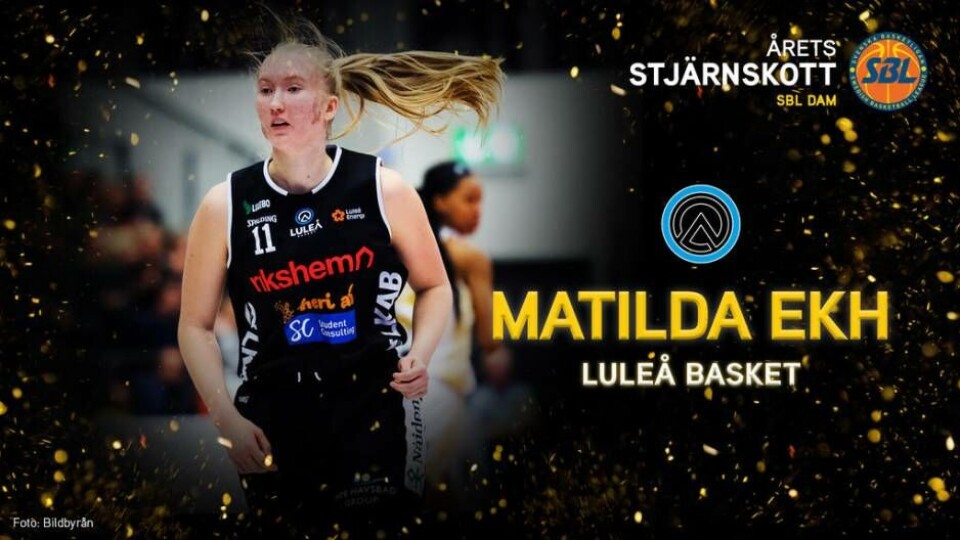 Matilda Ekh har gjort dundersuccé under sin debutsäsong i SBL.
