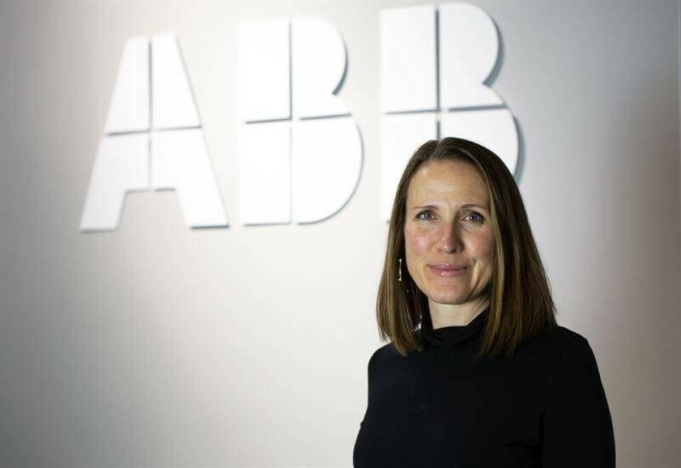 ABB-chef. Kristina Carlquist, Sales Manager Generators & Synchronous Condensers på ABB Motion i Sverige. Foto: ABB