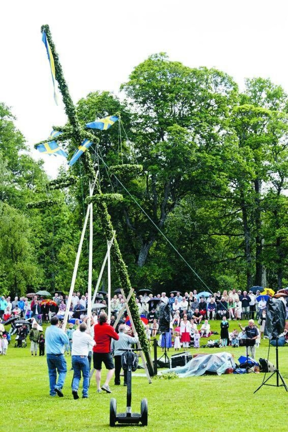 Stångresning på Sätra Brunn. Foto: Henrik Wester/VKL