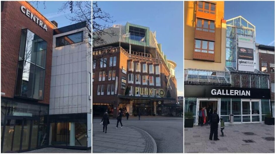 Klövern tar över tre köpcentrum i city