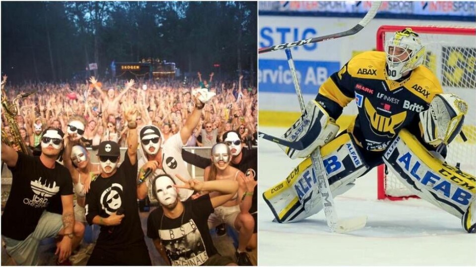 LBSB på hemmaplan och hemmais för VIK hockey. Foto: David Andersson/Stefan Lindgren (arkiv)