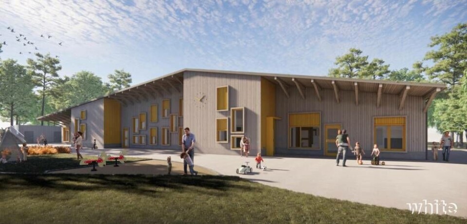 Första spadtaget för ny förskola på Skallberget – en ren barnlek