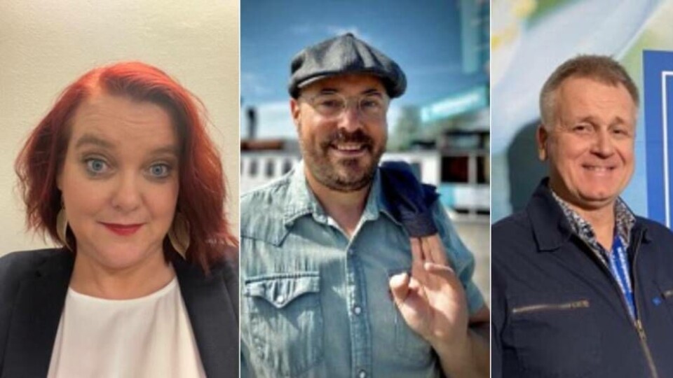 Amanda Grönlund, Samuel Stengård och Curt-Åke Larsson. Foto: PRESSBILD