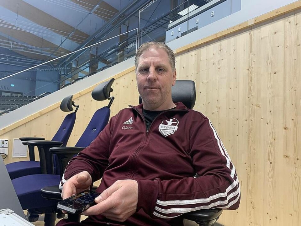 Glenn Wiman är ansvarig för innebandyprofilen på Widénska gymnasiet i Västerås. Foto: Jonas Edberg