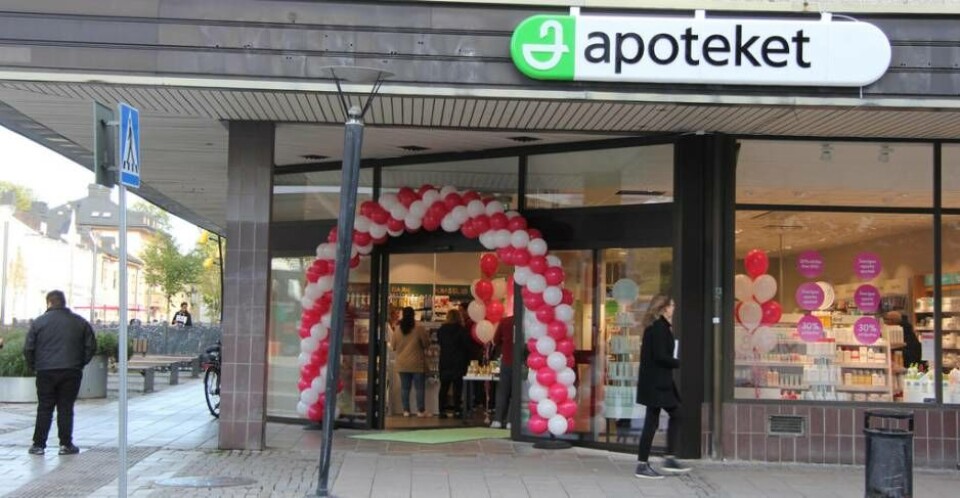 Det nya apoteket i korsningen Stora gatan/Källgatan i centrala Västerås öppnade i torsdags. Foto: Helena Andersson