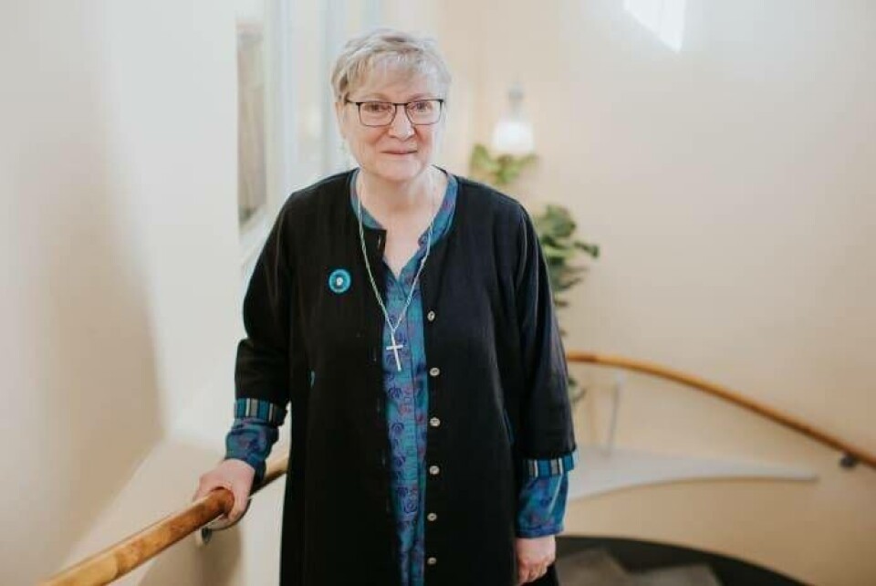 Susann Senter beskriver uppdraget som domprost som spännande och härligt. Foto: Henrik Mill