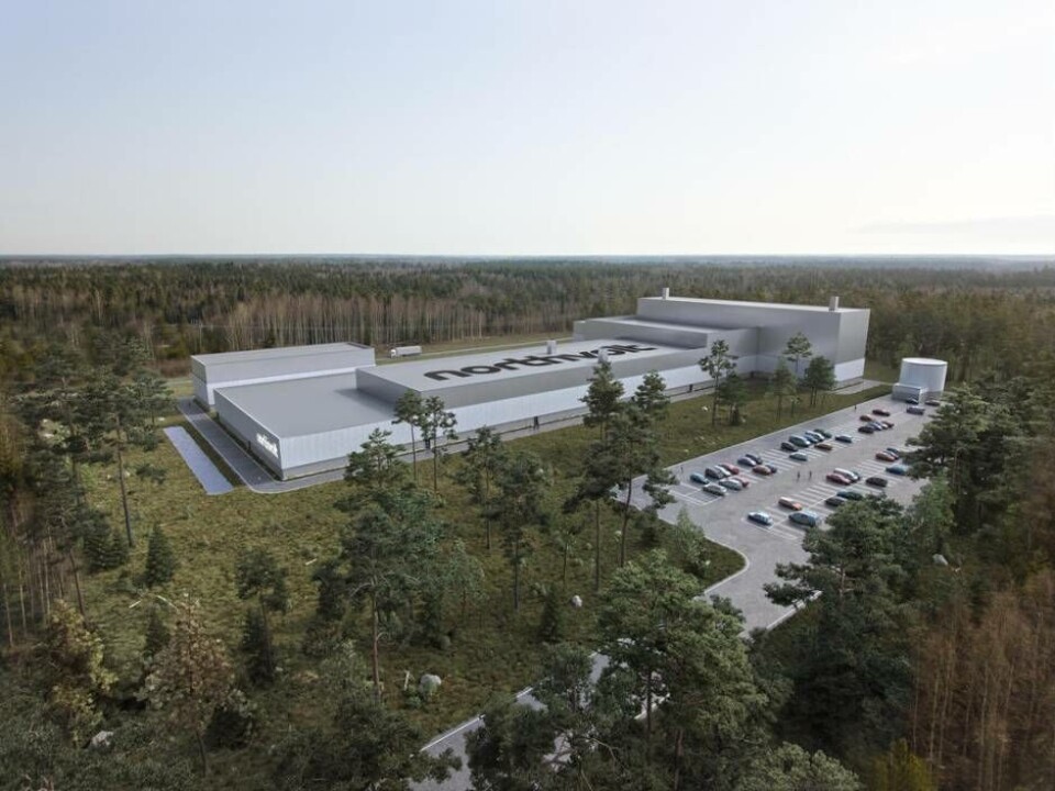 Northvolt Labs-anläggningen i Västerås när den blir klar. Foto: Northvolt