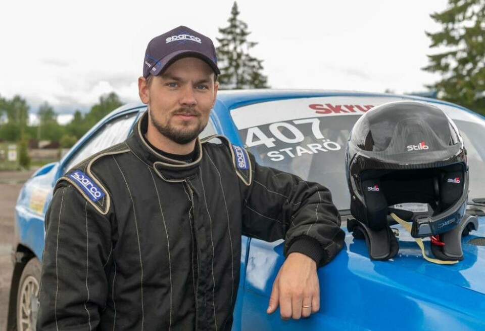 Först SM – sedan pappa. Robert Starö, tävlandes för arrangörsklubben VMS, hoppas hinna genomföra SM-deltävlingen nästa lördag innan det är dags att bli pappa för andra gången. Foto: Jan Cermenius/VMS