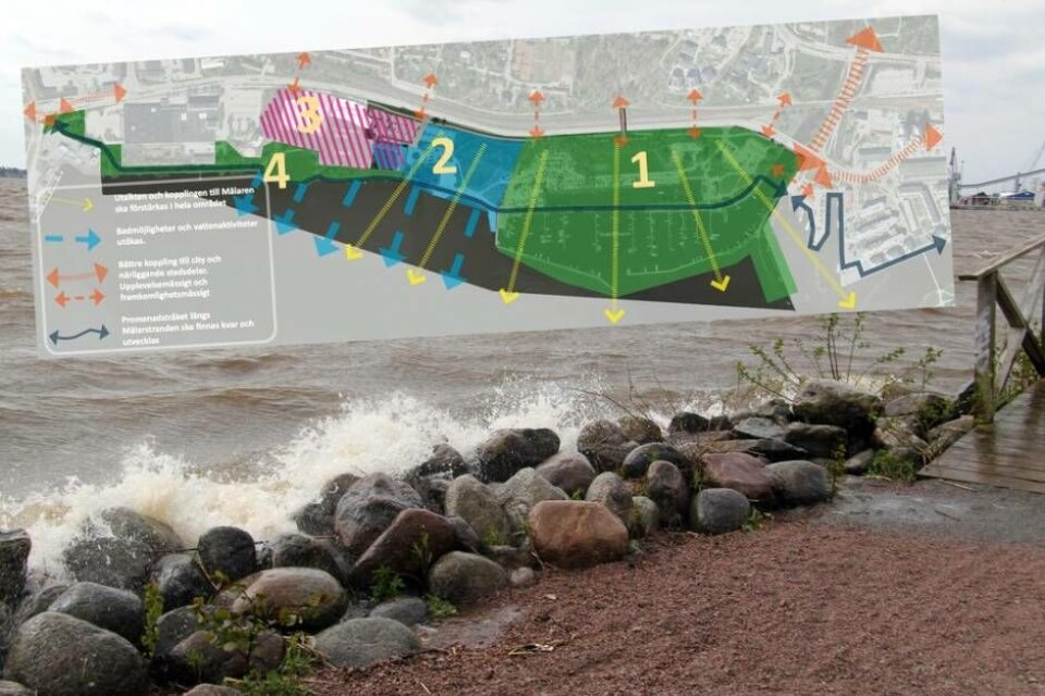 Synpunkter. Synpunkterna har landat i att det viktigt att behålla utsiktspunkter vid Lögarängen. Foto: Foto: Arkiv och Västerås stad