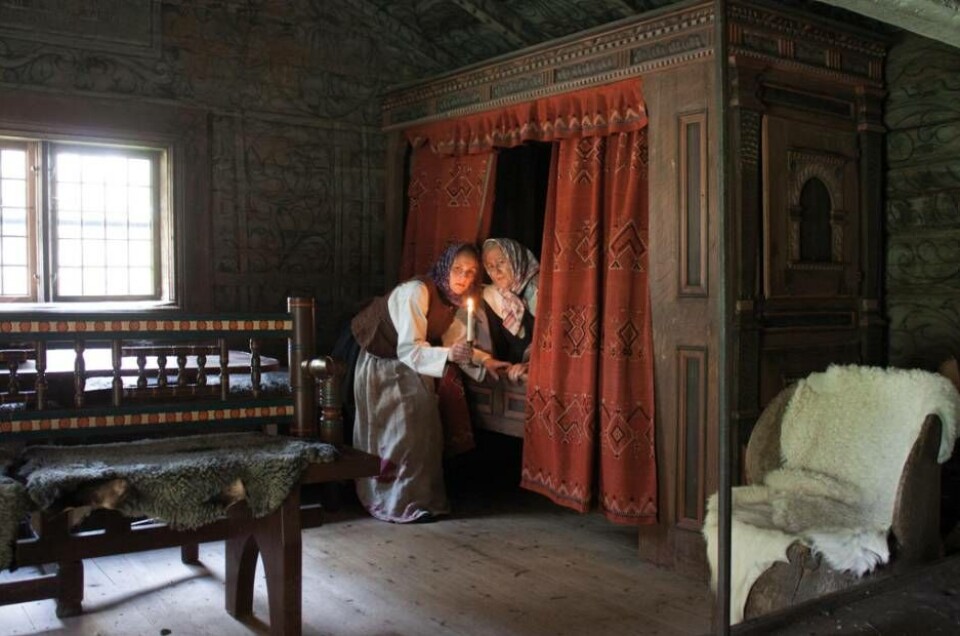 Kusligt värre på Vallby Friluftsmuseum. Foto: Levinia Lundberg×1 / 2Visa bildtextBild 1 av 2