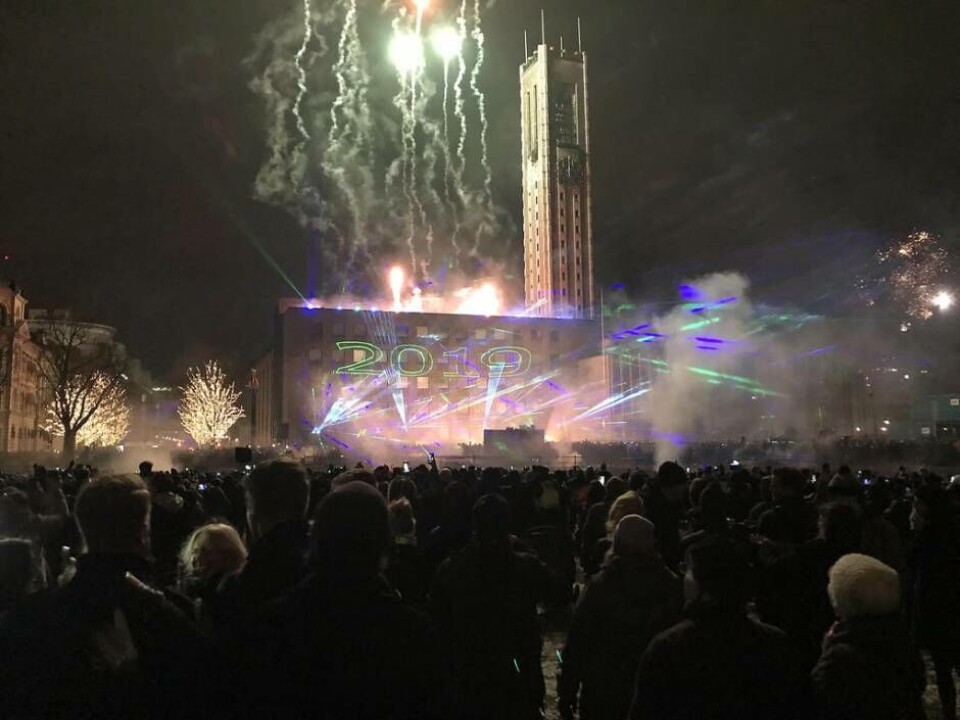 Nu är det klart att den mäktiga lasershowen gör comeback på nyårsafton. Foto: Jonas Bergkvist