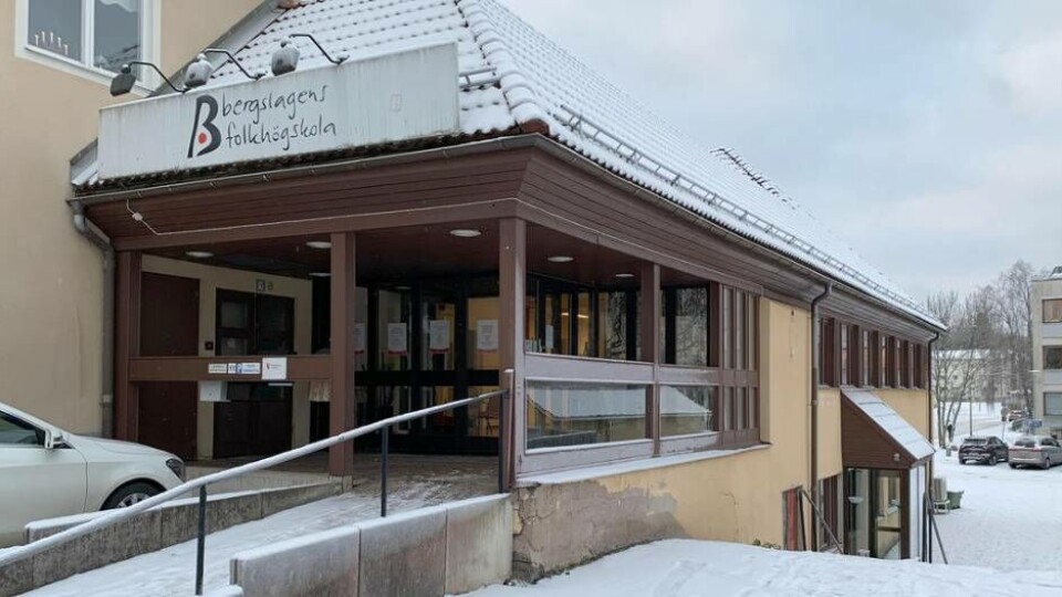Folkhögskolans lokaler i Norberg.