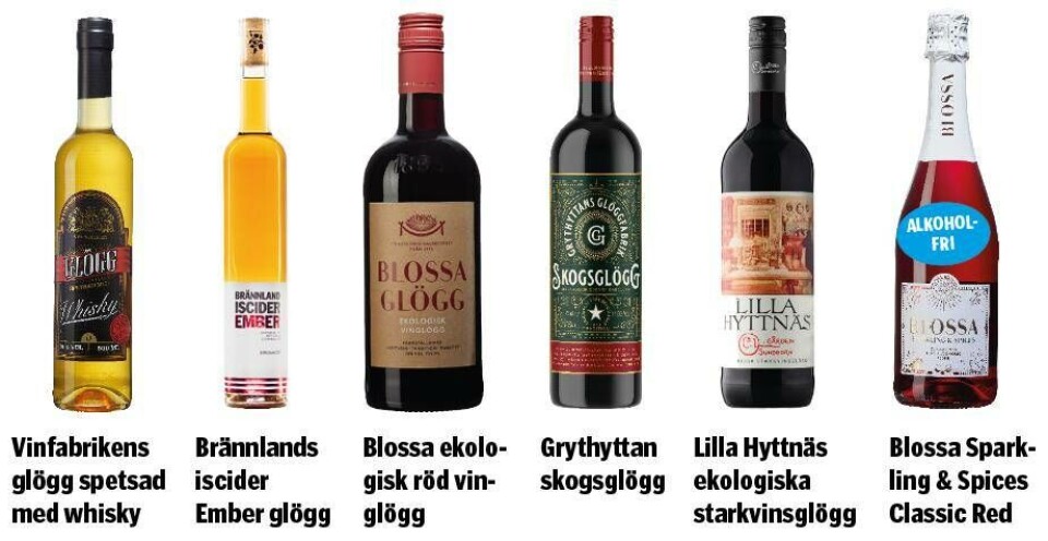 Här kommer julkänsla på flaska i olika storlekar och prisklasser.