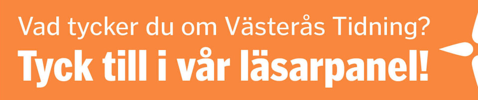 Välkommen till Västerås Tidnings läsarpanel!