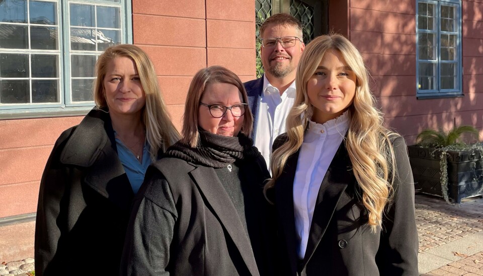 Ingela Kilholm Lindström, Johanna Ritvadotter, Anders Wigelsbo och Amanda Lindblad.