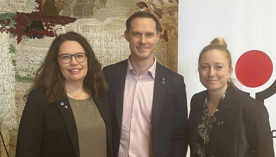 Malin Gabrielsson, Mikael Andersson Elfgren och Lina Eriksson