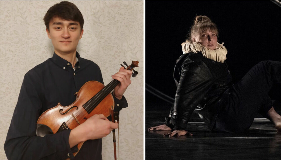 Prisas. Violinisten Yuuki Forslund och cirkusartisten Alva Jansson prisas.