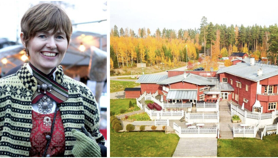 Wenche Engström och Villa Gladtjärn.