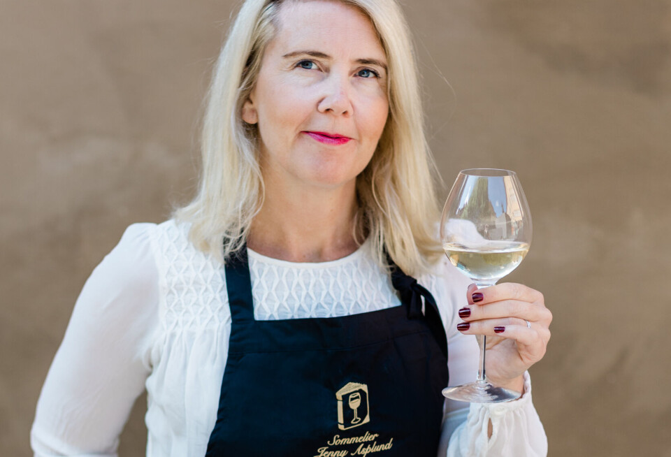 Västerås Tidnings vinskribent Jenny Asplund.