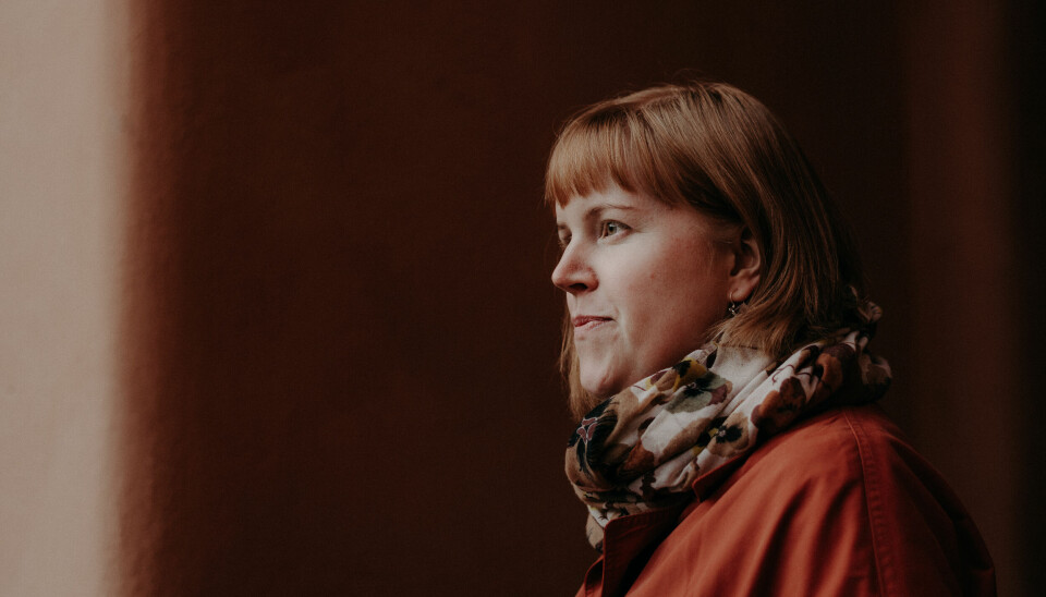 Linn Wegemo (V), ordförande i Vänsterpartiet Västerås.