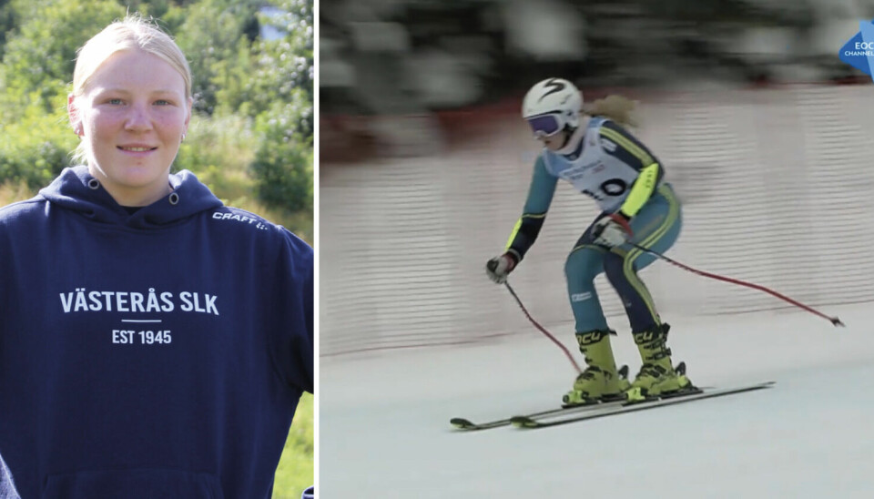 Dubbel medaljör i ungdoms-OS. Moa Landström följde upp gårdens slalombrons med att ta silver idag i i storslalom.