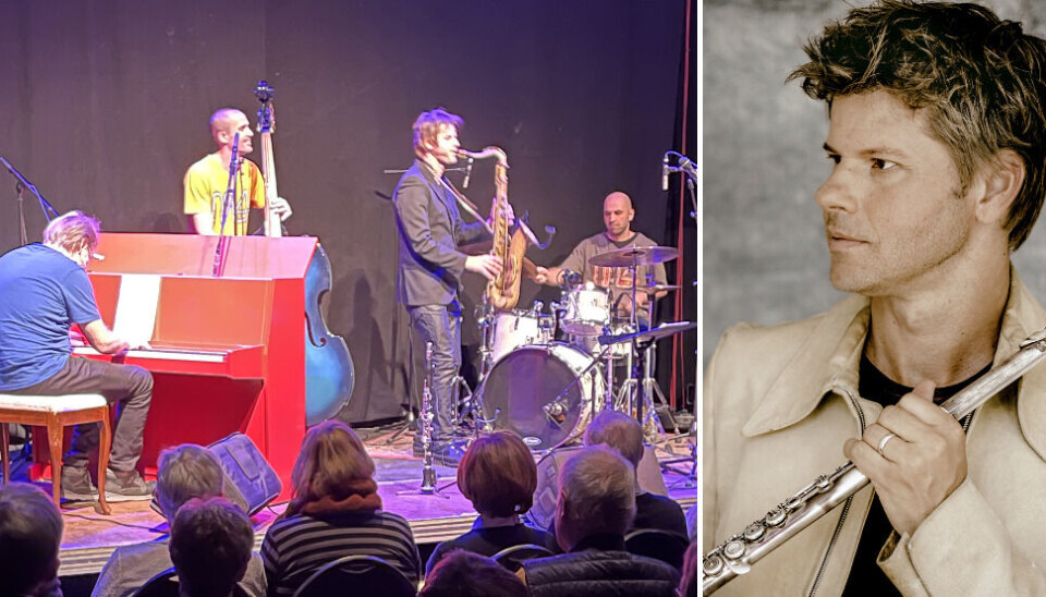 Grammy-vinnare. Här ses Magnus Lindgren under sitt bejublade framträdande på hemmaplan på Intiman i december förra året. Grammy-vinnare. Här ses Magnus Lindgren under sitt bejublade framträdande på hemmaplan på Intiman i december förra året.